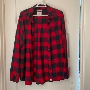 American Eagle boyfriend fit flannel Size XL